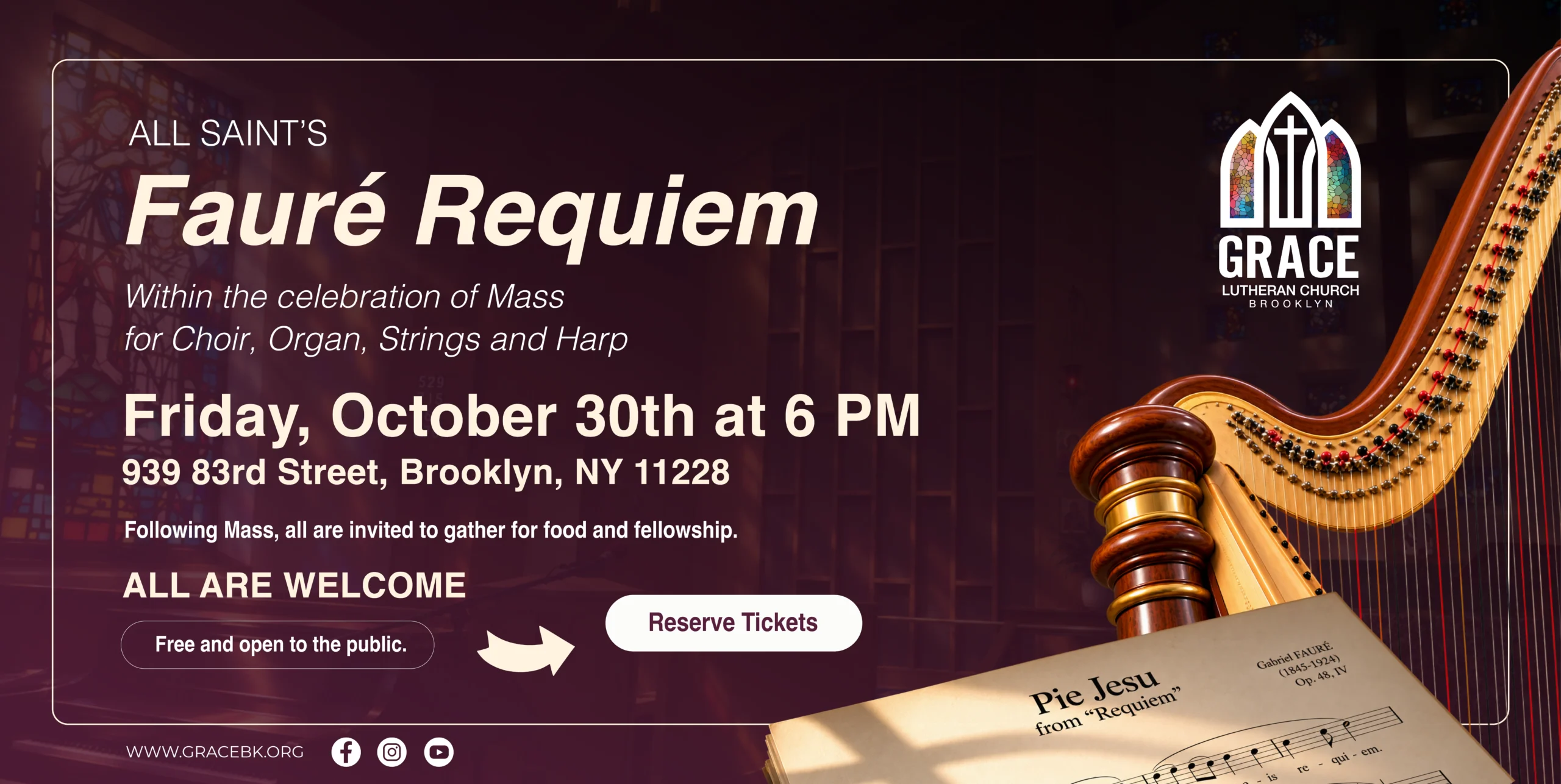 Fauré Requiem Mass All Saints